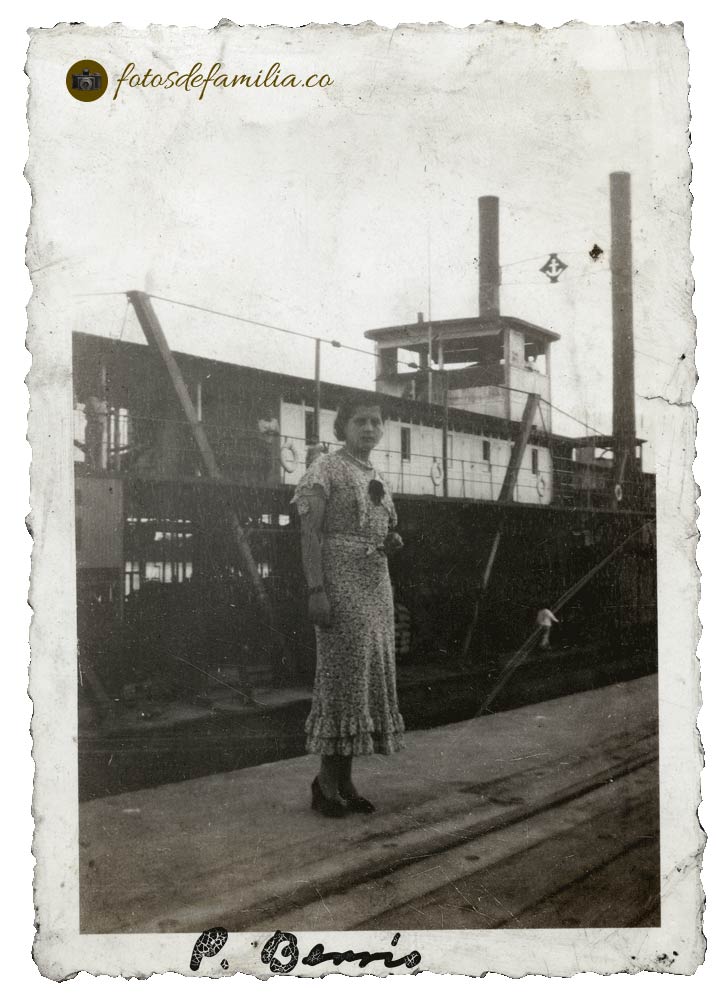 LCM_334 / Lastenia Córdoba Maya en Puerto Berrio / Papel / Gelatina / 6.5*8.5 / BYN