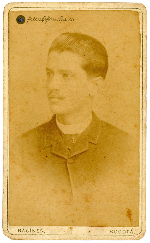 MEG_SOBRE_003 / Tarjeta de visita Nicanor González Uribe (papá) / 1886 / Papel mate / 10*6 / BYN